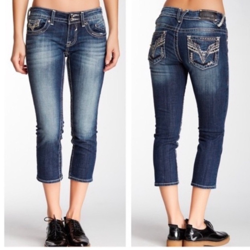 Vigoss The Chelsea Capri, Women's Blue‎ Jeans size 1